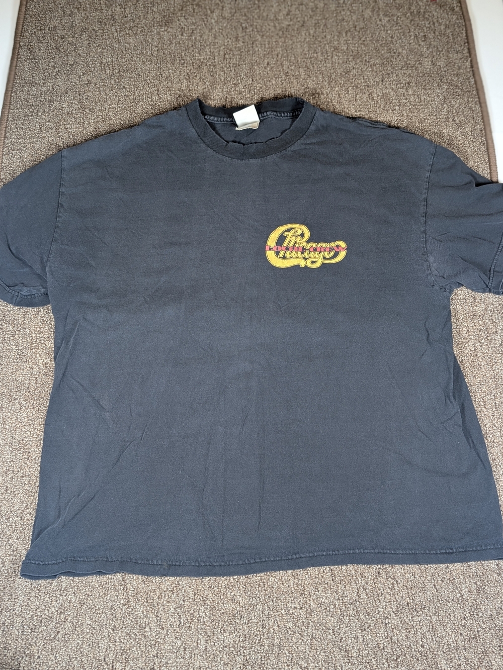 Rare Vintage Chicago Local Crew Band T Shirt XL Tennessee River Distressed
